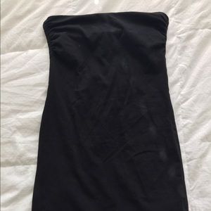 Black tube dress